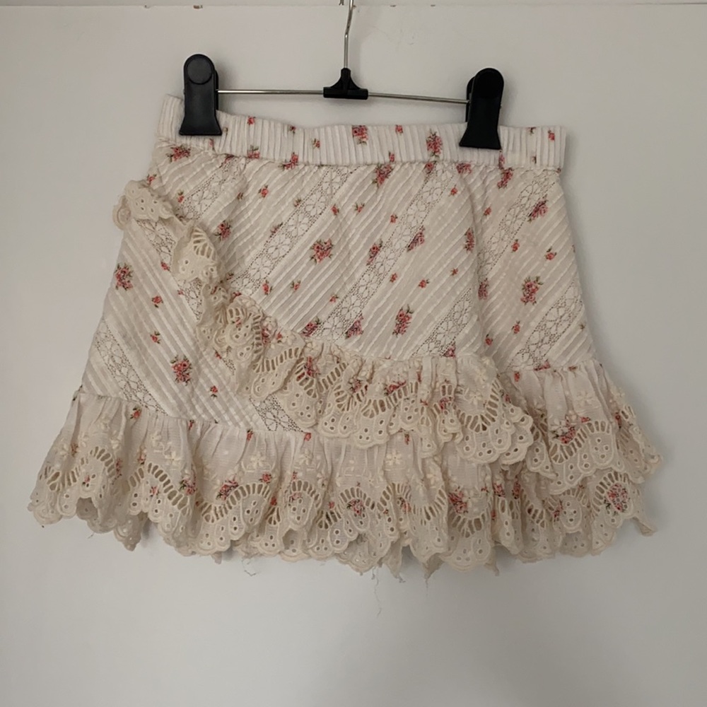 Loveshackfancy Emma Mini Skirt